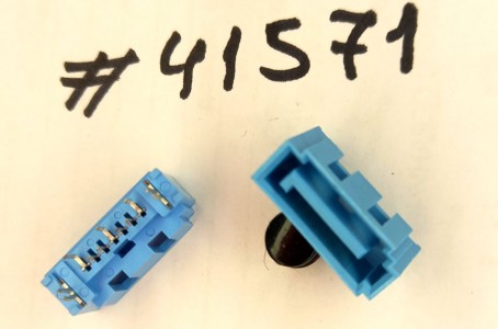 Разъём SATA CON 7P G/F S/T LIGHT BLUE (Asus p/n: 12G157060078) LY SAISM13W-D034-07A300B-1