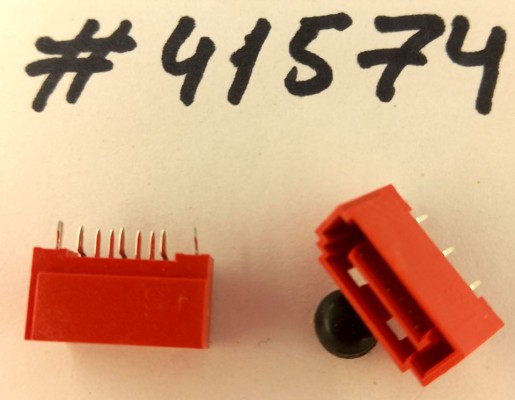 SATA connector Asus SATA CON 7P S/T DIP,SHIELD,G/F (p/n12G15600007R) STARLINK 107023-201,RED SATA connector Asus SATA CON 7P S/T DIP,SHIELD,G/F (p/n12G15600007R) STARLINK 107023-201,RED