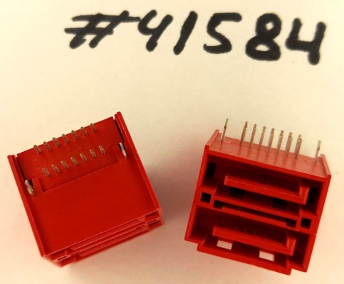 SATA connector Asus SATA CON 14P R/A SHIELD 6G RED (p/n12G152200140) WINWIN WATLG-14A1N4GWU3