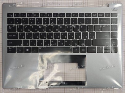 Keyboard Digma Pro Pactos DN14P5-ADXW02 + topcase(F0034-019 MB29010019 VER:B, SP47864)(Black/Silver/Matte/RUO/LED)