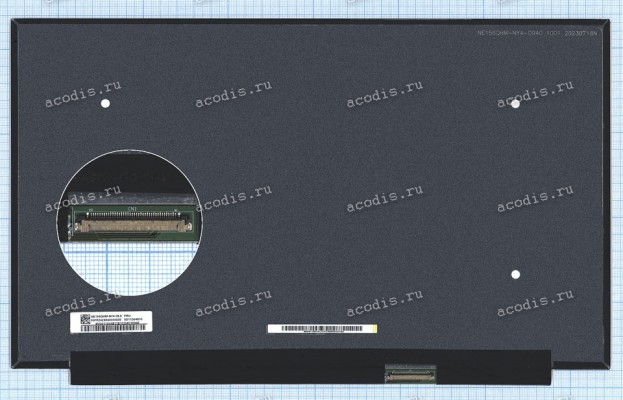 NE156QHM-NY4 (узкая, 165Hz, 77%) 2560x1440 LED 40 пин slim new NE156QHM-NY4 (узкая, 165Hz, 77%) 2560x1440 LED 40 пин slim new