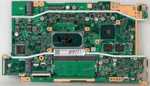 MB Asus X509JP MAIN_BD._4G/I7-1065G7 TENYI (Asus p/n: 90NB0RG0-R00020, 31XKPMB1600 E3B) X409JA R2.0 Chips Intel SRG0N, SEC K4A8G165WC-BCTD *4, nVidia N17S-G3-A1, Micron D9VVR *2, ITE IT5125E-128 CXA, ALC3251