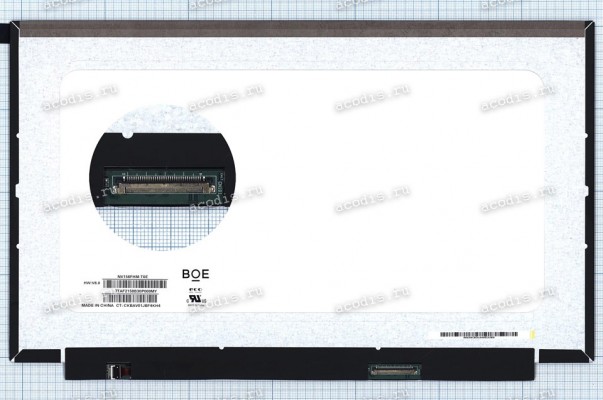 NV156FHM-T0E (с тачем, узкая) 1920x1080 LED 40 пин slim new