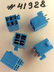 Разъём POWER CON 4P S/T W/PEG L-BLUE (Asus p/n12015-00020100) LINGYANG AT4201W-D034-04E801B