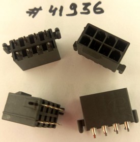 Разъём POWER CON 8P W/P CHL S/T DIP (Asus p/n12015-00053200) PINREX 740-81-08TGY8