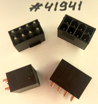 Разъём POWER CON 8P W/P BLK S/T DIP (Asus p/n12015-00058400) HORNG TONG PW08W52BJQH32