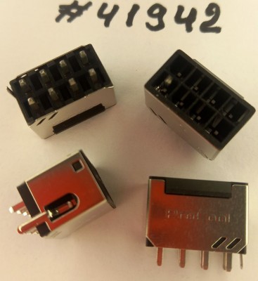 Разъём POWER CON 8P W/B BLK S/T DIP (Asus p/n12015-00059800) AJOHO CSCZ-COVER423