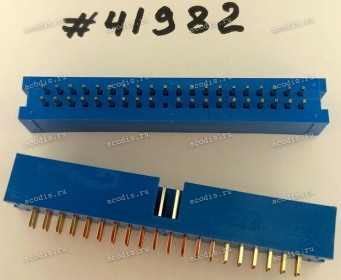Разъём IDC IDC-40MS 2.54mm 2X20P,S/T K20 BLUE (Asus p/n: 12G07150040P) JVE 23D6960-40S10U-01G-V20-G