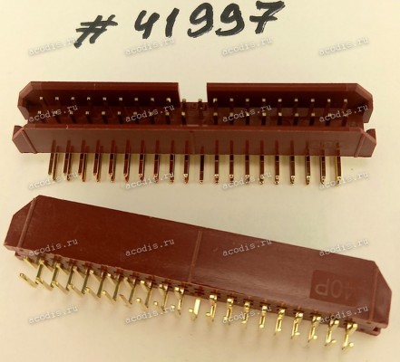 Разъём IDC IDC-40MR 2.54mm 2X20P R/A K20 RED (Asus p/n: 12G07140040M) JVE 23D6960-40D15R-01G-V20-01G Разъём IDC IDC-40MR 2.54mm 2X20P R/A K20 RED (Asus p/n: 12G07140040M) JVE 23D6960-40D15R-01G-V20-01G