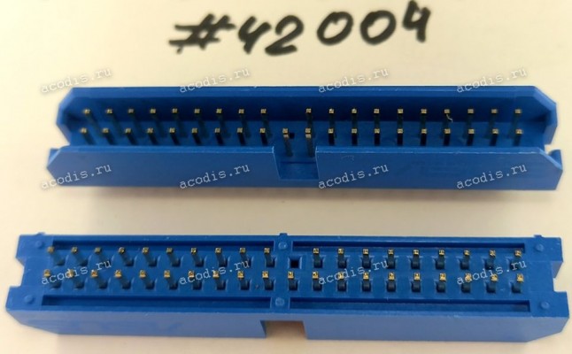 Разъём IDC IDC-40MS 2.54mm 2X20P S/T K20 D-BLUE (Asus p/n: 12G071600409) PINREX 51T-80-40GU21 Разъём IDC IDC-40MS 2.54mm 2X20P S/T K20 D-BLUE (Asus p/n: 12G071600409) PINREX 51T-80-40GU21