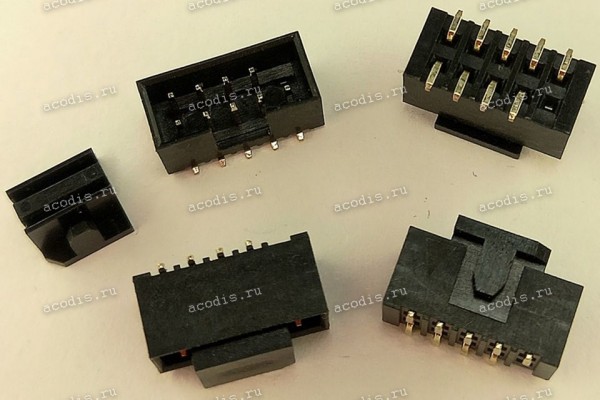 Разъём IDC IDC-10MS 2.54mm 2X5P G/F2.0K10BLK/C S/T (Asus p/n: 12007-00021800) PINREX 52C-90-10GBEA Разъём IDC IDC-10MS 2.54mm 2X5P G/F2.0K10BLK/C S/T (Asus p/n: 12007-00021800) PINREX 52C-90-10GBEA