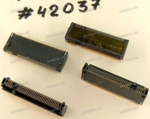 Разъём M2 NGFF GEN4 KEY-M 67P G/F 4.0H BLK S (Asus p/n: 12003-00073900) FOXCONN AS0BC21-S40BM-7H Разъём M2 NGFF GEN4 KEY-M 67P G/F 4.0H BLK S (Asus p/n: 12003-00073900) FOXCONN AS0BC21-S40BM-7H