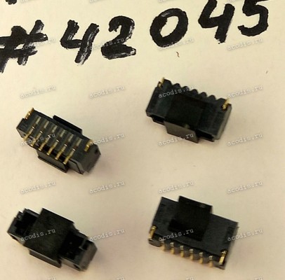 Разъём WtoB CON 6P G/F 1.0 BLK S/T (Asus p/n: 12017-00890000) ACES 50228-00671-001 Разъём WtoB CON 6P G/F 1.0 BLK S/T (Asus p/n: 12017-00890000) ACES 50228-00671-001