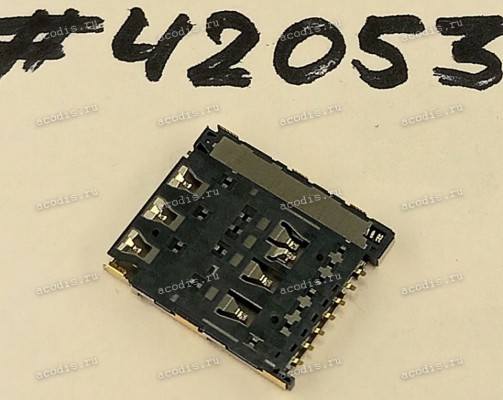 Слот NanoSIM CON 7P 1.18H STD R/A (Asus p/n: 12023-00030600) HRS KP13B-SF-PEJ(800) Слот NanoSIM CON 7P 1.18H STD R/A (Asus p/n: 12023-00030600) HRS KP13B-SF-PEJ(800)