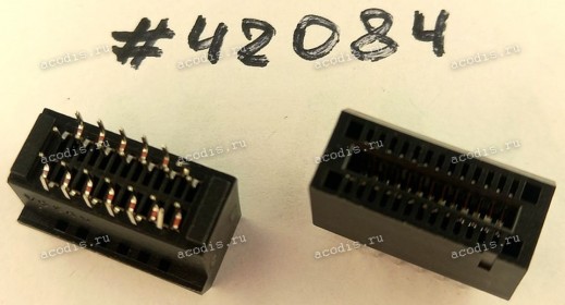 Разъём SLOT PCIE 26P G/F,EDGE,BLACK (Asus p/n: 12G030000266) FOXCONN 2EG01311-A5D-DF