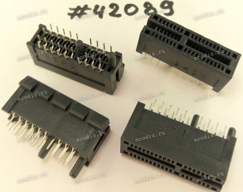 Разъём SLOT PCIE X1 36P G/F CHARL DIP (Asus p/n: 12003-00081800) LOTES AAA-PCI-155-K22