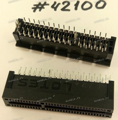 Разъём SLOT PCIE X4 64P G/F OP BLK/U (Asus p/n: 12003-00011800) LOTES APCI0328-K001F