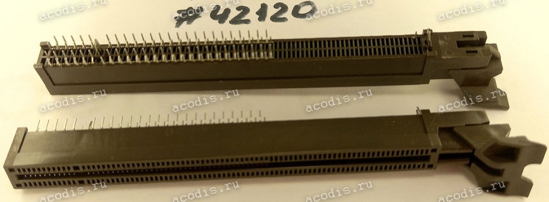 Разъём SLOT PCIE X8 99P G/F BROWN (Asus p/n: 12G03000099A) LOTES APCI0083-K005C10 Разъём SLOT PCIE X8 99P G/F BROWN (Asus p/n: 12G03000099A) LOTES APCI0083-K005C10