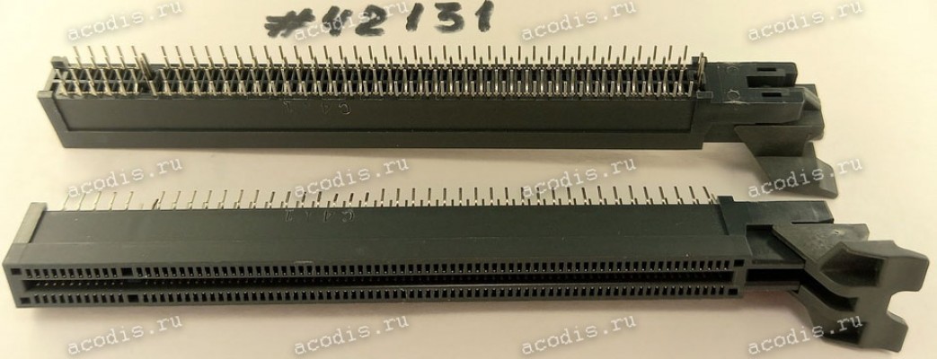 Разъём SLOT PCIE X16 164P 15U D-G DIP (Asus p/n: 12003-00033300) LOTES AAA-PCI-219-K03_C Разъём SLOT PCIE X16 164P 15U D-G DIP (Asus p/n: 12003-00033300) LOTES AAA-PCI-219-K03_C