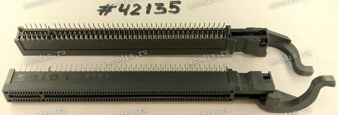 Разъём SLOT PCIE X16 164P G/F D-G DIP (Asus p/n: 12003-00033500) LOTES AAA-PCI-216-K03 Разъём SLOT PCIE X16 164P G/F D-G DIP (Asus p/n: 12003-00033500) LOTES AAA-PCI-216-K03