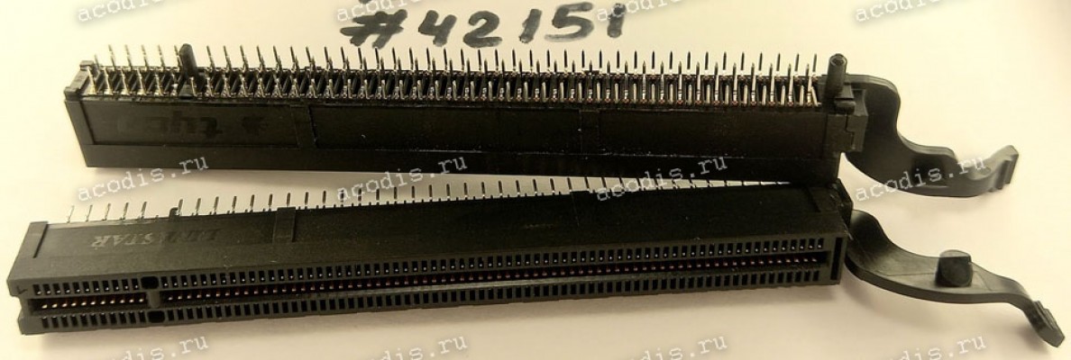 Разъём SLOT PCIE X16 164P 15U (Asus p/n: 12G03000164G) STARLINK 108046-205AC <G> Разъём SLOT PCIE X16 164P 15U (Asus p/n: 12G03000164G) STARLINK 108046-205AC <G>