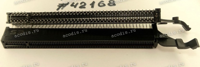 Разъём SLOT PCIE X16 164P G/F W/MLOCK (Asus p/n: 12G03061164S) LOTES AAA-PCI-058-K03/BLACK