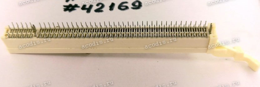 Разъём SLOT PCIE X16 164P G/F W/MLOCK (Asus p/n: 12G03070164T) LOTES AAA-PCI-058-K15/WHITE
