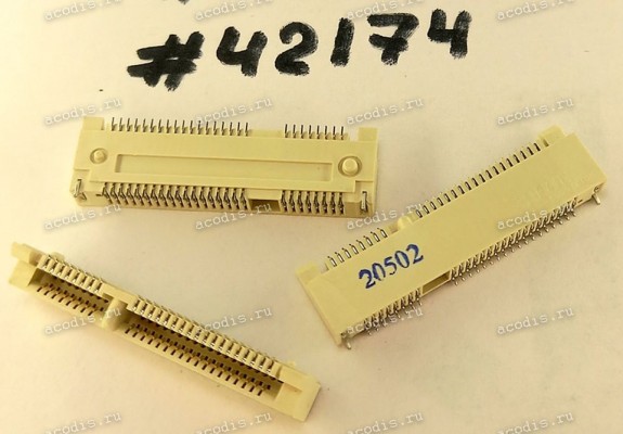 Разъём MINI PCI-E 52P 0.8mm 4.0H SMT (Asus p/n: 12G03011052E) SUYIN 800055FB052S100PL Разъём MINI PCI-E 52P 0.8mm 4.0H SMT (Asus p/n: 12G03011052E) SUYIN 800055FB052S100PL