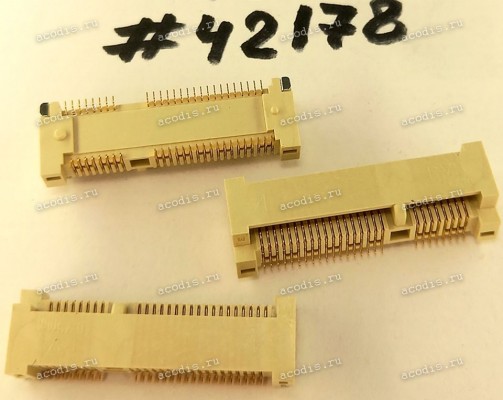Разъём MINI PCI-E 52P 0.8mm 6.75H SMT (Asus p/n: 12G03011052N) ACES 88899-5204 Разъём MINI PCI-E 52P 0.8mm 6.75H SMT (Asus p/n: 12G03011052N) ACES 88899-5204