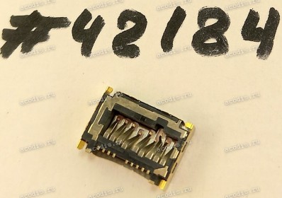 Разъём MICRO SD SOCKET 9P 2.15H STD R/A (Asus p/n: 12023-00018400) TAISOL 5-251901002000-6