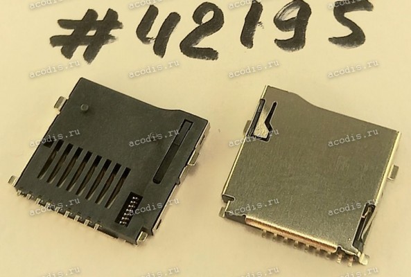Разъём MICRO SD SOCKET CTF-11081-P (Asus p/n: 12023-00380000) BYD 12103277-00 Разъём MICRO SD SOCKET CTF-11081-P (Asus p/n: 12023-00380000) BYD 12103277-00
