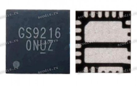 Микросхема NIKOS, NIKO-SEM, Unikc GS9216TQ-R TQFN23(4*4) DOWN CONVERTER (GS9216, Asus p/n: 06018-02970000) NEW original