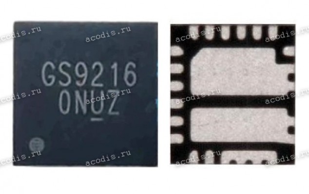 Микросхема NIKOS, NIKO-SEM, Unikc GS9216TQ-R TQFN23(4*4) DOWN CONVERTER (GS9216, Asus p/n: 06018-02970000) NEW original