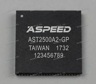 Микросхема aSPEED AST2500, AST2500A2-GP TFBGA-456 VIDEO PROCESSOR (Asus p/n: 06121-00030000) NEW original
