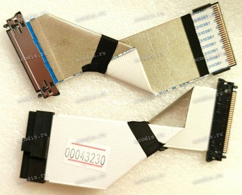 LCD LVDS FFC шлейф мониторный 30 pin обратный, шаг 1.0 mm, длина 120 mm Asus LMT VP228 VP228NE-V FFC CABLE 30P (p/n 14011-01222000) TPV/395G179W30BS84 с замками с двух сторон