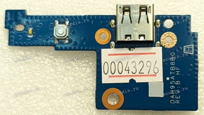 USB & Power Button Board Huawei Matebook D (MRC-W00), D15 (p/n DAH95ATB8B0 REV:B)
