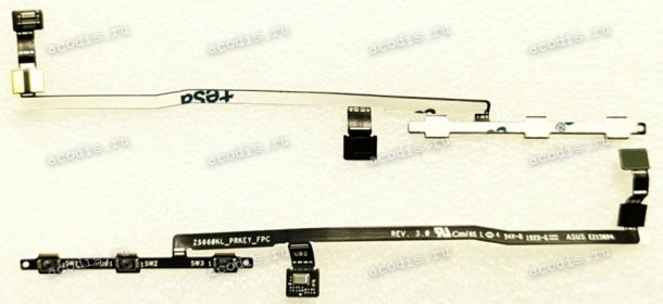 FPC Cable Asus ROG Phone 2 ZS660KL (p/n 08030-06405100, 08030-06406100, 08030-06405000, 08030-06406000) ZS660KL_PRKEY_FPC_R3.0_EMI_C / CMI 4.165*1.052,2L(1)0.12MM