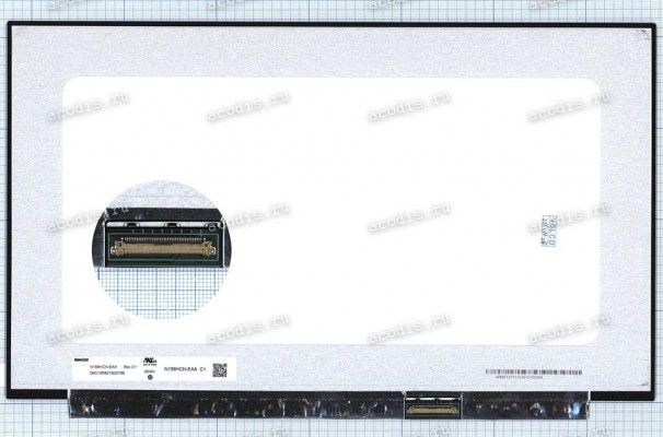 N156HCN-EAA (с тачем, шаг 0.5mm) 1920x1080 LED 40 пин slim new N156HCN-EAA (с тачем, шаг 0.5mm) 1920x1080 LED 40 пин slim new