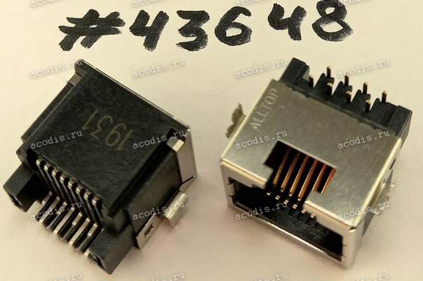 Разъём LAN JACK 8P 10.1H REV SUNK R/A (Asus p/n: 12014-00696400) ALLTOP C10286-10839-L Разъём LAN JACK 8P 10.1H REV SUNK R/A (Asus p/n: 12014-00696400) ALLTOP C10286-10839-L