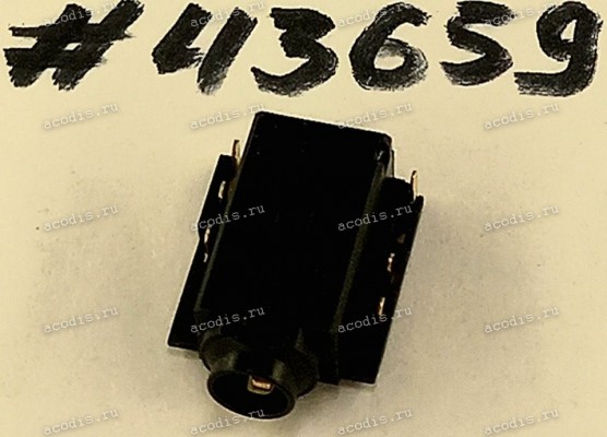 Разъём Audio JACK 6P FR(H5.65) DIP (Asus p/n: 12014-00400900) QCI DFTJ06FRB53 Разъём Audio JACK 6P FR(H5.65) DIP (Asus p/n: 12014-00400900) QCI DFTJ06FRB53