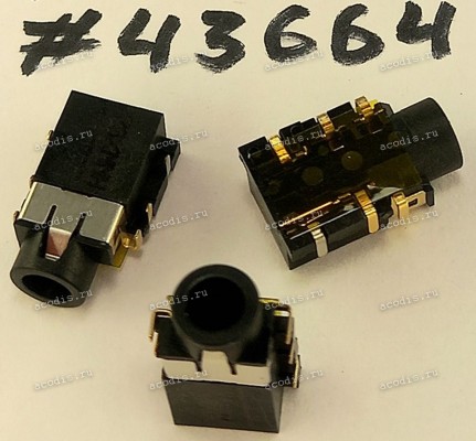 Разъём Audio JACK 6P -0.95CH SUNK R/A (Asus p/n: 12014-00715400) FOXCONN JA4T531-A9C3B-8H Разъём Audio JACK 6P -0.95CH SUNK R/A (Asus p/n: 12014-00715400) FOXCONN JA4T531-A9C3B-8H