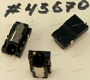 Разъём Audio JACK 6P,4.35H (Asus p/n: 12014-00930700) ZHENHUA 40150100041