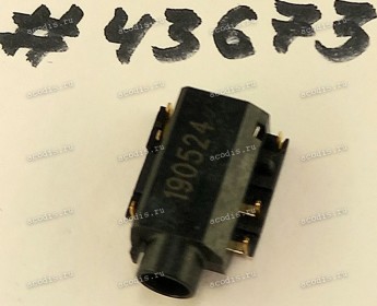 Разъём Audio JACK 6P -1.9CH SUNK R/A (Asus p/n: 12014-00991300) DST-CONN DA2-4164R-60BMX-2