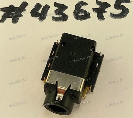 Разъём Audio JACK 6P -2.55CH SUNK R/A (Asus p/n: 12014-00991600) DST-CONN DA2-4167R-70BRX