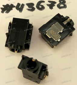 Разъём Audio JACK 6P -1.85CH SUNK R/A (Asus p/n: 12014-00993700) DST-CONN DA2-4159R-70BMX-A