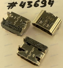 Разъём HDMI CON 19P 4.45CH REV (Asus p/n: 12022-00134800) ALLTOP C128W1-K1935-L