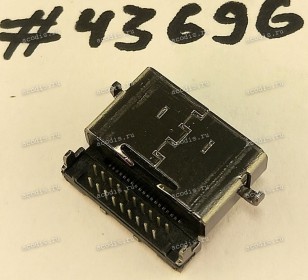 Разъём HDMI CON 19P 0.5 -0.25CH REV (Asus p/n: 12022-00135200) ALLTOP C128P4-K1939-L