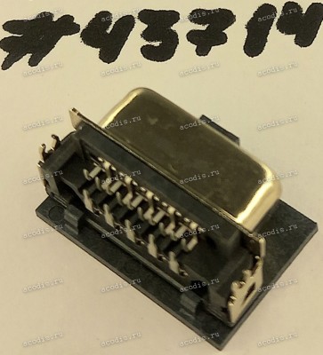 Разъём DB-15F VGA D-SUB 15P 1.45CH F RA DIP SUNK (Asus p/n: 12010-00049200) ACON DHR4T-15K1200 Разъём DB-15F VGA D-SUB 15P 1.45CH F RA DIP SUNK (Asus p/n: 12010-00049200) ACON DHR4T-15K1200