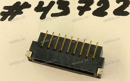 Разъём BATT CON 9P 1.5 3H R/A SMT WTB (Asus p/n: 12020-00280000) ACES 51271-00941-P01