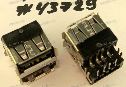 Разъём USB CON 2X4P DUAL R/A F DIP (Asus p/n: 12G13141108E) FOXCONN UB111HC-KBBD2-7F